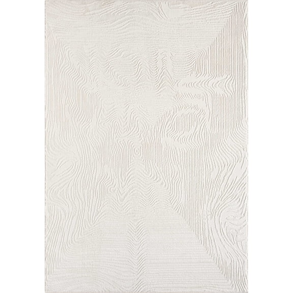 Abani Home Zen Cream Abstract Area Rug 2x3