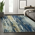 thumbnail image 1 of Abani Laguna Collection Area ​​Rug Mid Century Modern Bedroom Living Room Decor Floor Rug 5 x 8 Blue Yellow, 1 of 7