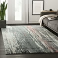 thumbnail image 1 of Abani Laguna Collection Area ​​Rug Mid Century Modern Bedroom Living Room Decor Floor Rug 5 x 8 Pink Grey, 1 of 7