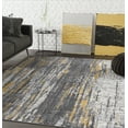 thumbnail image 1 of Abani Laguna Collection Area ​​Rug Mid Century Modern Bedroom Living Room Decor Floor Rug 9 x 12 Yellow Grey, 1 of 6