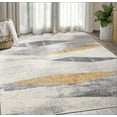 thumbnail image 1 of Abani Laguna Collection Multi Diamond 3' x 5' Yellow Abstract Area Rug, 1 of 5