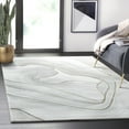 thumbnail image 1 of Abani Luna Collection Area Rug Mid Century Modern Bedroom Living Room Decor Floor Rug 4 x 6 Grey, 1 of 7