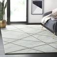 thumbnail image 1 of Abani Luna Collection Area Rug Mid Century Modern Bedroom Living Room Decor Floor Rug 4 x 6 White Gold, 1 of 7