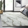 thumbnail image 1 of Abani Luna Collection Area Rug Mid Century Modern Bedroom Living Room Decor Floor Rug 5 x 8 Grey Gold, 1 of 9