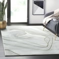 thumbnail image 1 of Abani Luna Collection Area Rug Mid Century Modern Bedroom Living Room Decor Floor Rug 8 x 10 Grey, 1 of 7