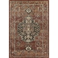 thumbnail image 1 of Abani Mesa 7'9"W x 10' 2"D MES120A Orange Rust Medallion Distressed Area Rug, 1 of 7