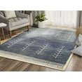 thumbnail image 1 of Abani Mesa Collection Southwest Arrow Pattern Blue Southwest 2'2" x 8' Rug., 1 of 5