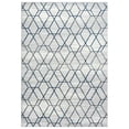 thumbnail image 1 of Abani Nova 4'W x 6'D NOV120B Blue Distressed Geometric Area Rug, 1 of 7