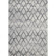 thumbnail image 1 of Abani Nova 5'3"W x 7'6"D NOV120A Grey Silver Distressed Geometric Area Rug, 1 of 7