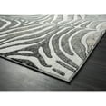 thumbnail image 1 of Abani Nova NOV170B Grey Brown Zebra Print Area Rug 6' x 9' - Grey, 1 of 3
