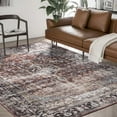 thumbnail image 1 of Abani Paloma Collection Machine Washable 8'11" x 12' Red Oriental Vintage Area Rug, 1 of 5
