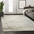 thumbnail image 1 of Abani Porto Collection Modern Beige Shell Art Deco 3' x 5' Area Rug, 1 of 5