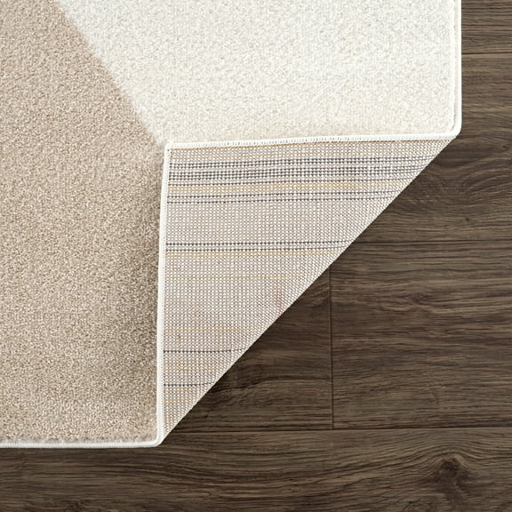 Abani Rugs Deco DEC120A Cream Pink Mid Century Area Rug 4' x 6' - Pink