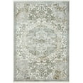 thumbnail image 1 of Abani Savoy Collection Area Rug Mid Century Modern Bedroom Living Room Decor Floor Rug 5 x 8 Beige Green, 1 of 5
