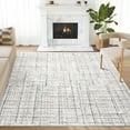 thumbnail image 1 of Abani Viva Collection Area Rug Mid Century Modern Bedroom Living Room Decor Floor Rug 2 x 3 Gray, 1 of 9