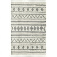 thumbnail image 1 of Abani Willow 3'W x 5'D WIL120A Moroccan Tribal Ivory and Grey Area Rug, 1 of 7