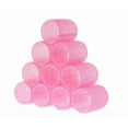 thumbnail image 1 of Abanopi 2.44" ABS Salon Hairdressing Curlers DIY Curling Tool Self-Holding Hair Roller, 10 Piece Set, Pink, 1 of 5