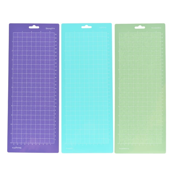 Abanopi 3PCS 12*4.5 Inch Replacement Cutting Mat Adhesive  Gridded Cutting Mats Compatible with Silhouette Cameo Cricut Cutting Machine Explore Plotter Machine