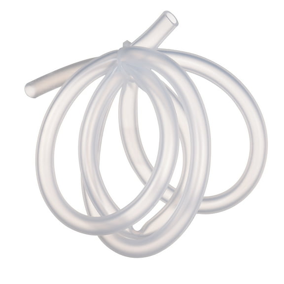 Abanopi Silicone Tubing Peristaltic Pump Flexible Hose Tube Food Grade Silicone Rubber Tube for Home Brewing Aquaponics Aquarium Air Pump Transfer, 6.4mm x 9.6mm OD 1 Meter