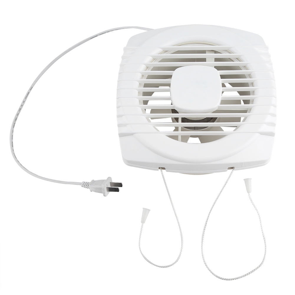 Abastado 15W 220V Home Bathroom Kitchen Window Wall Mount Air Vent Ventilation Exhaust Fan