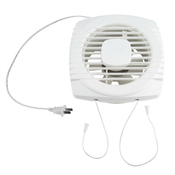 Abastado 15W 220V Home Bathroom Kitchen Window Wall Mount Air Vent Ventilation Exhaust Fan