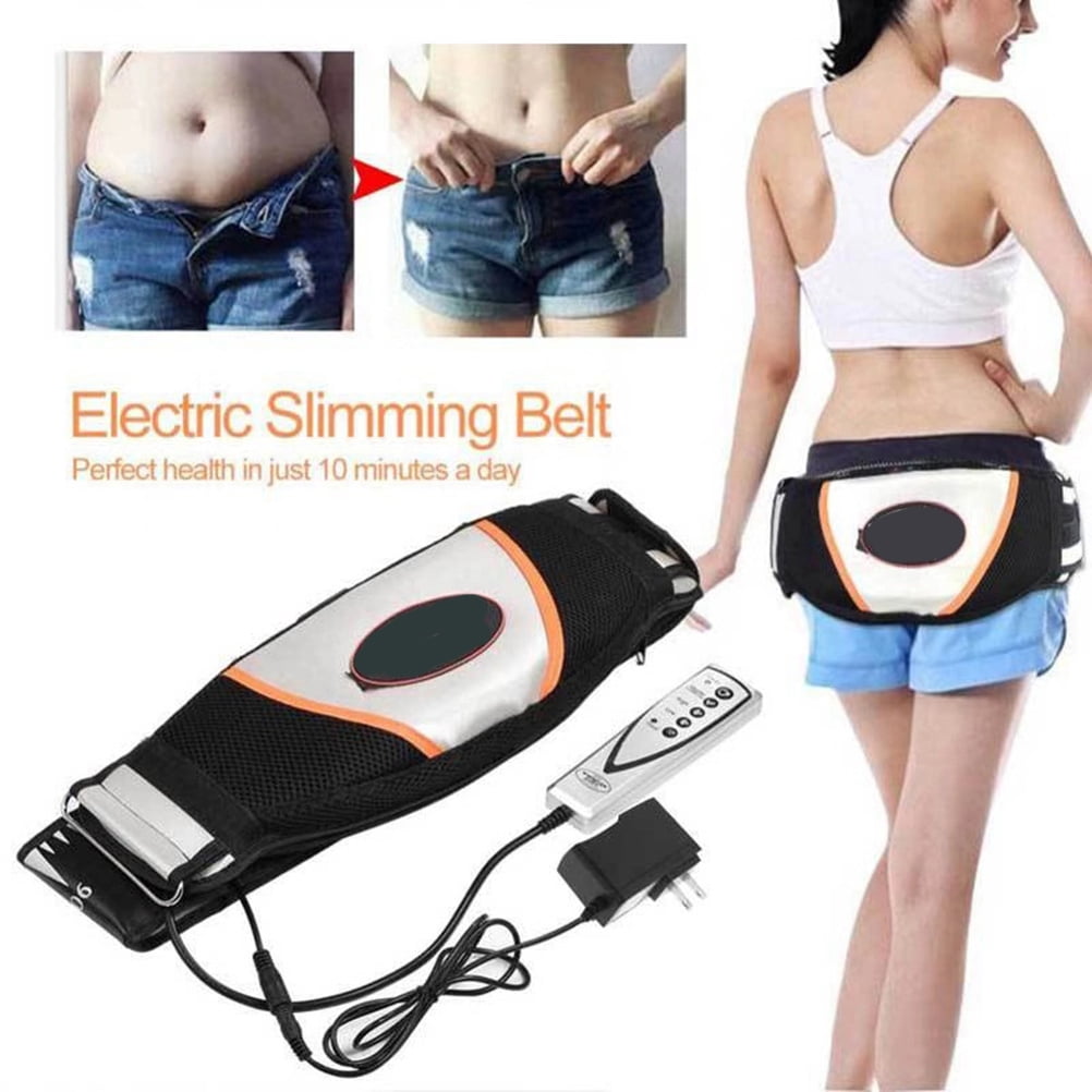 Abastado Heating Massage Belt Electric Slimming Belt Fitness Belt for Back and Abdominal Legs Arms