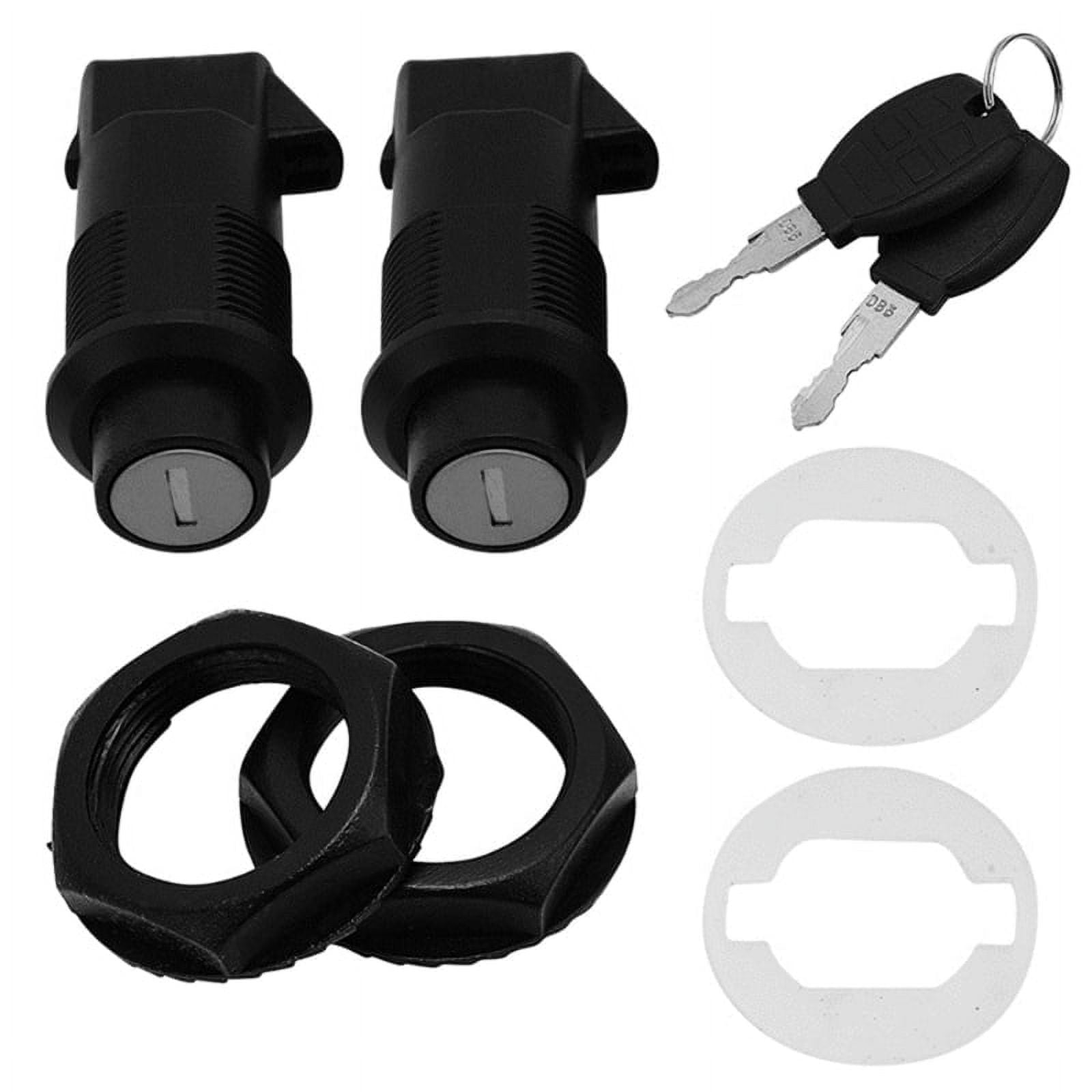 Abastado Motorcycle Hard Saddlebag Metal Tail Box Lock Keys Set Universal Security Lock