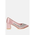 thumbnail image 1 of Abatina Satin Diamante Embellished Pumps, 1 of 10