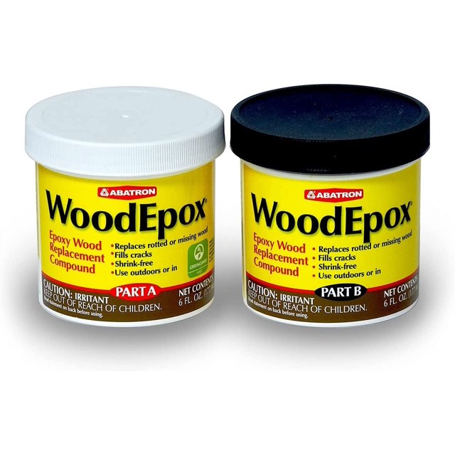 Abatron WoodEpox Kit 12 oz 2Part Structural Epoxy Adhesive Filler