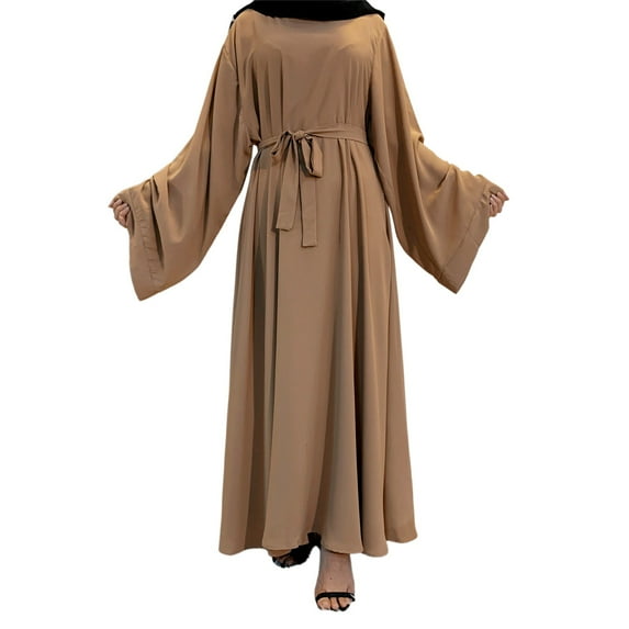 Abaya Dress for Elegant Turkish Dubai Women's Dress with Intricate Beading and Heavy for Occasions
