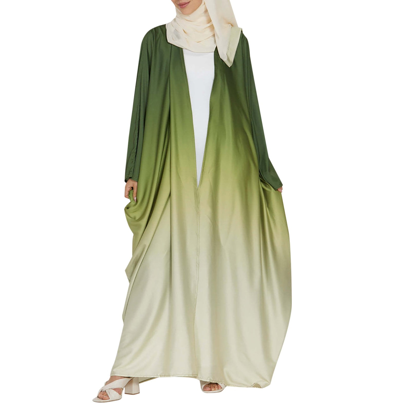 Abayas for Women Dress Women's Soft Elegant Cardigan Loose Long ...