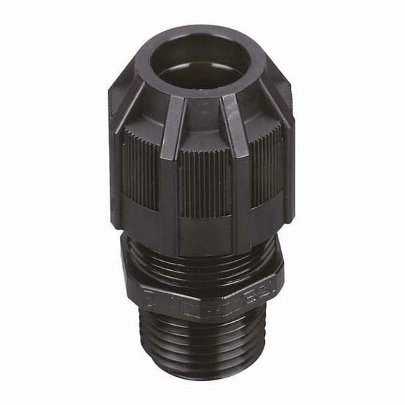 Liquid Tight Connector,3/4 in.,Nylon,Blk 2930NM