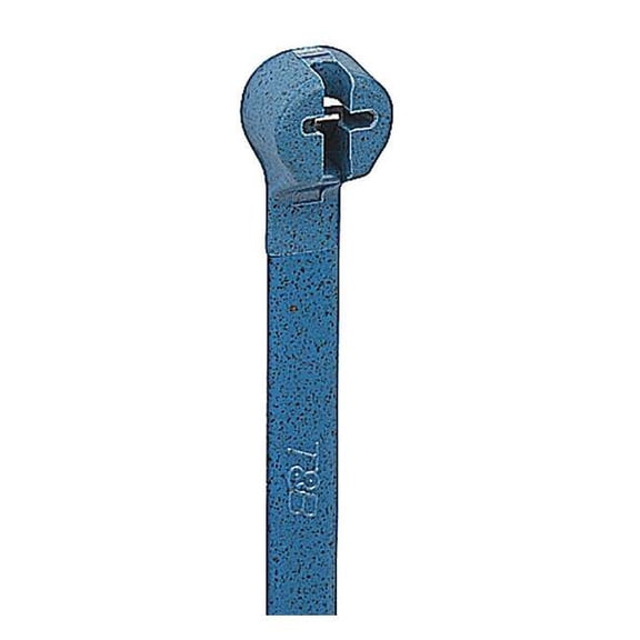 Abb Detectable Cable Tie,Blue,Nylon,5",PK100 TY524M-NDT