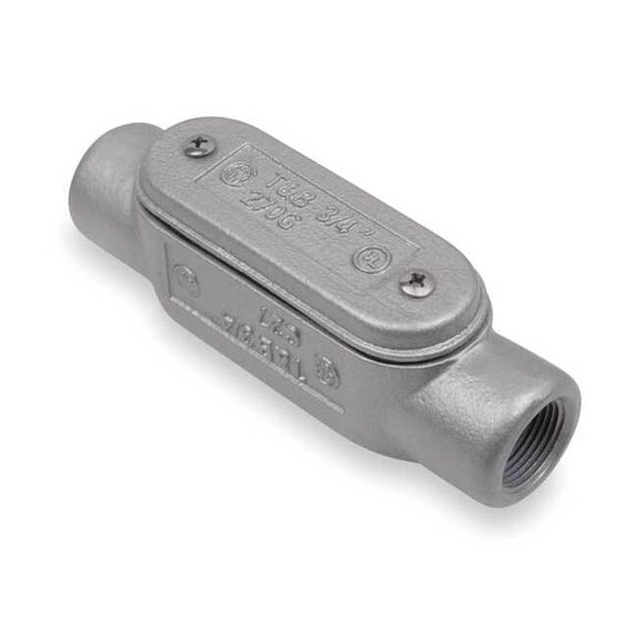 Abb Installation Products Conduit Outlet Body,Iron,Trd Sz 3/4in C27CG-TB