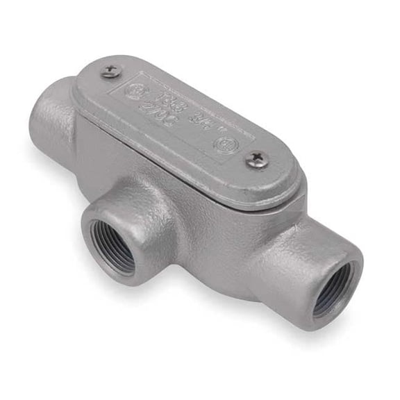 Abb Installation Products Conduit Outlet Body,Iron,Trd Sz 3/4in T27CG-TB