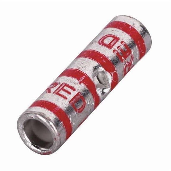 Abb Splice Wire Connector, 350 kcmil Max, Red, None Insulation, 35 kV 54515