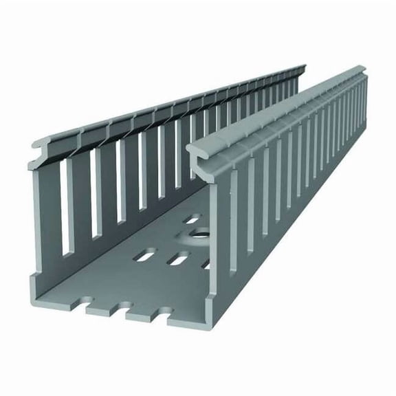 Abb Wiring Duct,Wide Slot Wall,Gray,6 ft. L TYD2X2WPG6