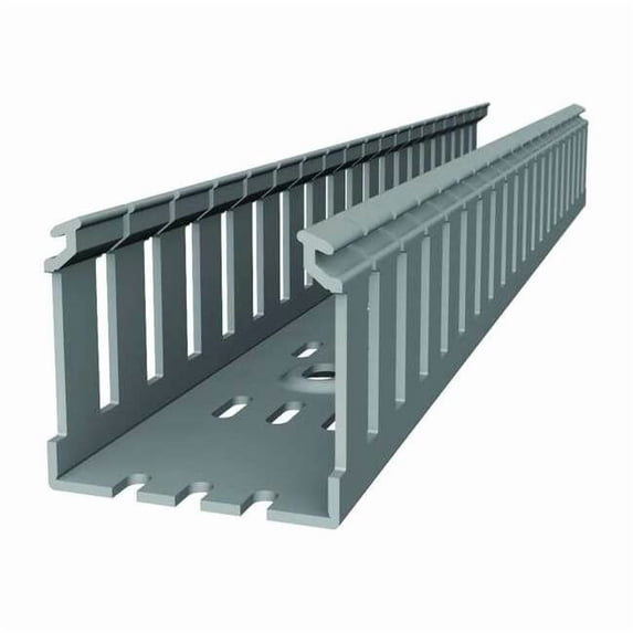 Abb Wiring Duct,Wide Slot Wall,Gray,6 ft. L TYD2X3WPG6