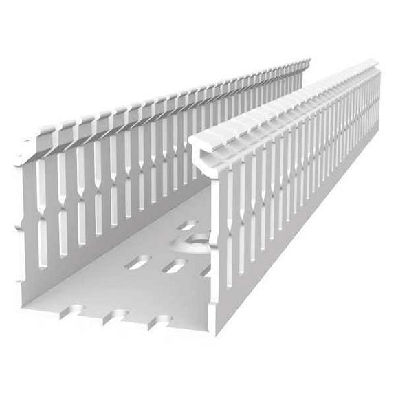 Abb Wiring Duct,Wide Slot Wall,White,6 ft. L TYD15X3WPW6
