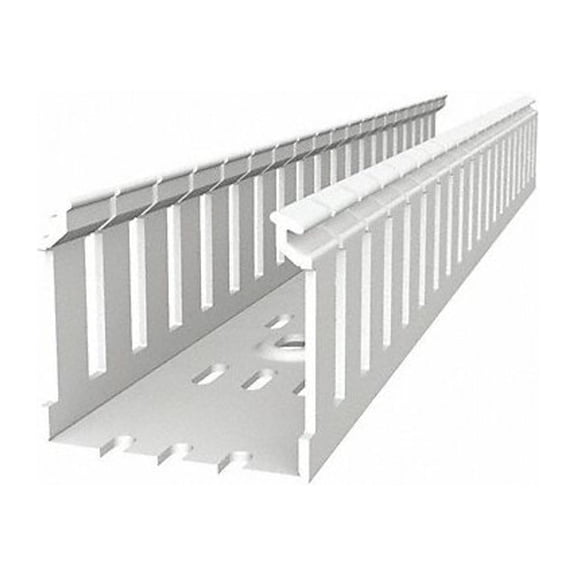 Abb Wiring Duct,Wide Slot Wall,White,6 ft. L TYD3X4WPW6