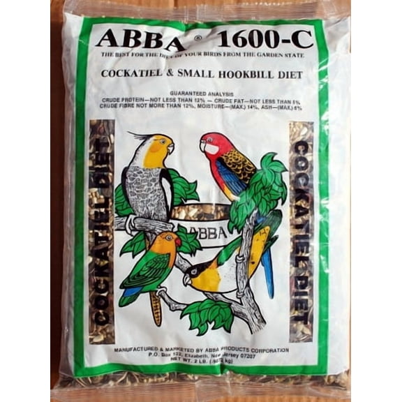 Abba 1600 Cockatiel Food, 5lb