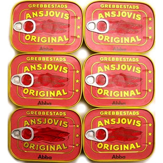 Abba Anchovy Fillets Tins 6-Pack