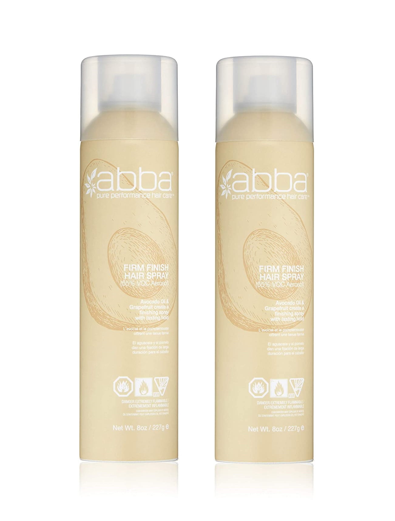 Abba - Firm Finish Aerosol Hair Spray - 8oz Abba - Firm Finish Aerosol Hair Spray - 8oz