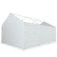 thumbnail image 1 of Abba Patio 10x20 ft Carport Sidewall Tarp Replacement, White - Top&Frame Not Included, 1 of 7