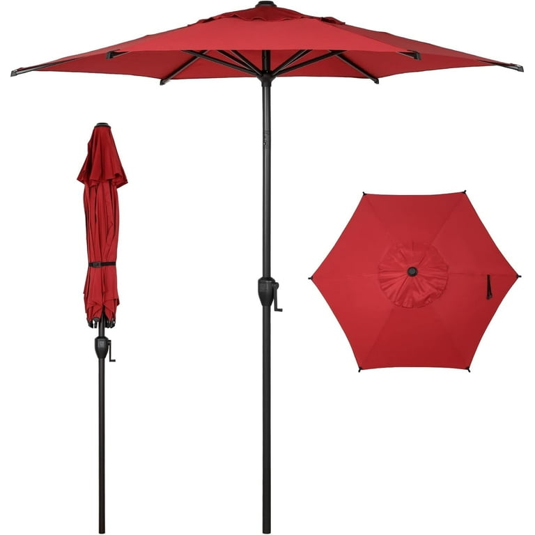 abba patio 11 ft offset patio umbrella Lyon market umbrella Abba Patio | Accessible Outdoor