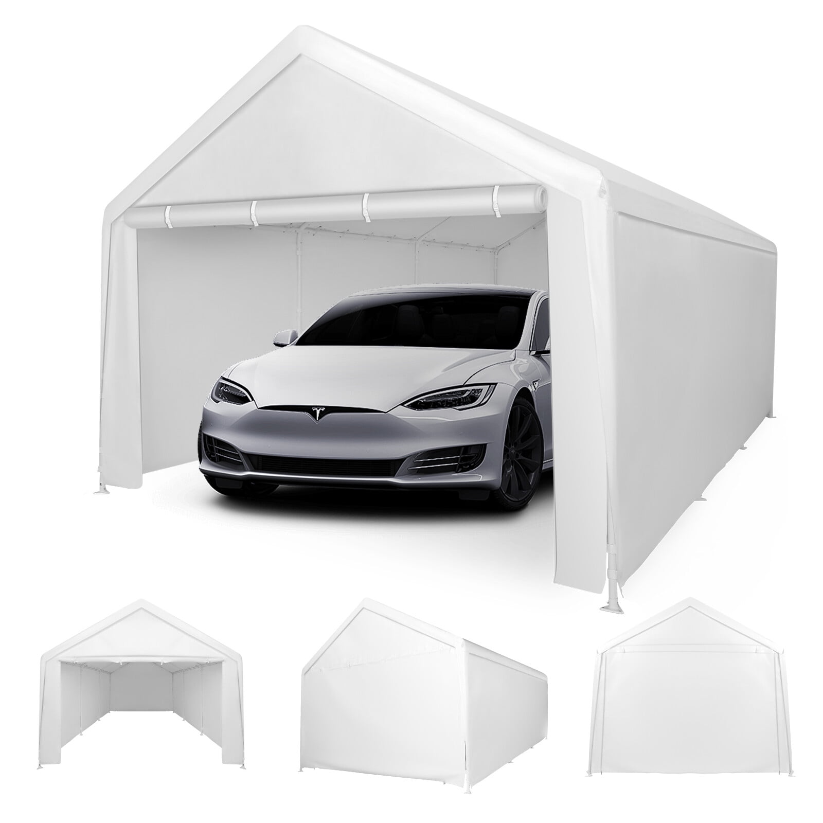 Abba Patio 12x20 ft Outdoor Canopy Carport Portable Car Tent Garage