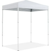 Abba Patio 6'x4' Outdoor Pop up Canopy Tent Party Instant Shelter Gazebo w/ Carry Bag, White