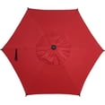 thumbnail image 1 of Abba Patio 7.5ft Lyon Outdoor Patio Umbrella Cover Replacement w/ 6 Sturdy Ribs, Dark Red, 1 of 7