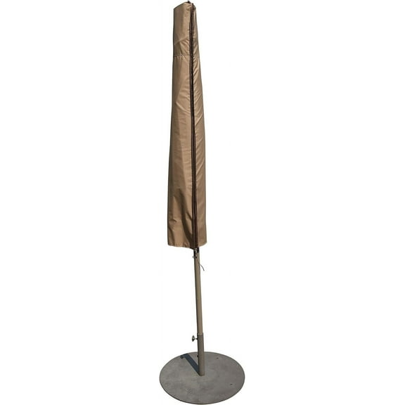 Abba Patio 76.8" Patio Umbrella Cover, Fits 9ft to 11ft Market Umbrella, Brown