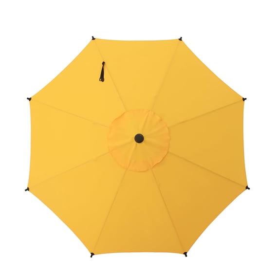 Abba Patio 9ft Lyon Outdoor Patio Umbrella Cover Replacement, 8 Ribs, Yellow